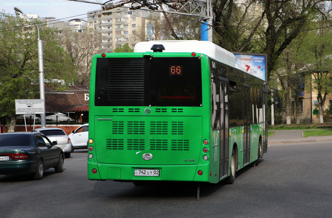 Алматы, Golden Dragon XML6125CN (Hyundai Trans Auto) № 3641