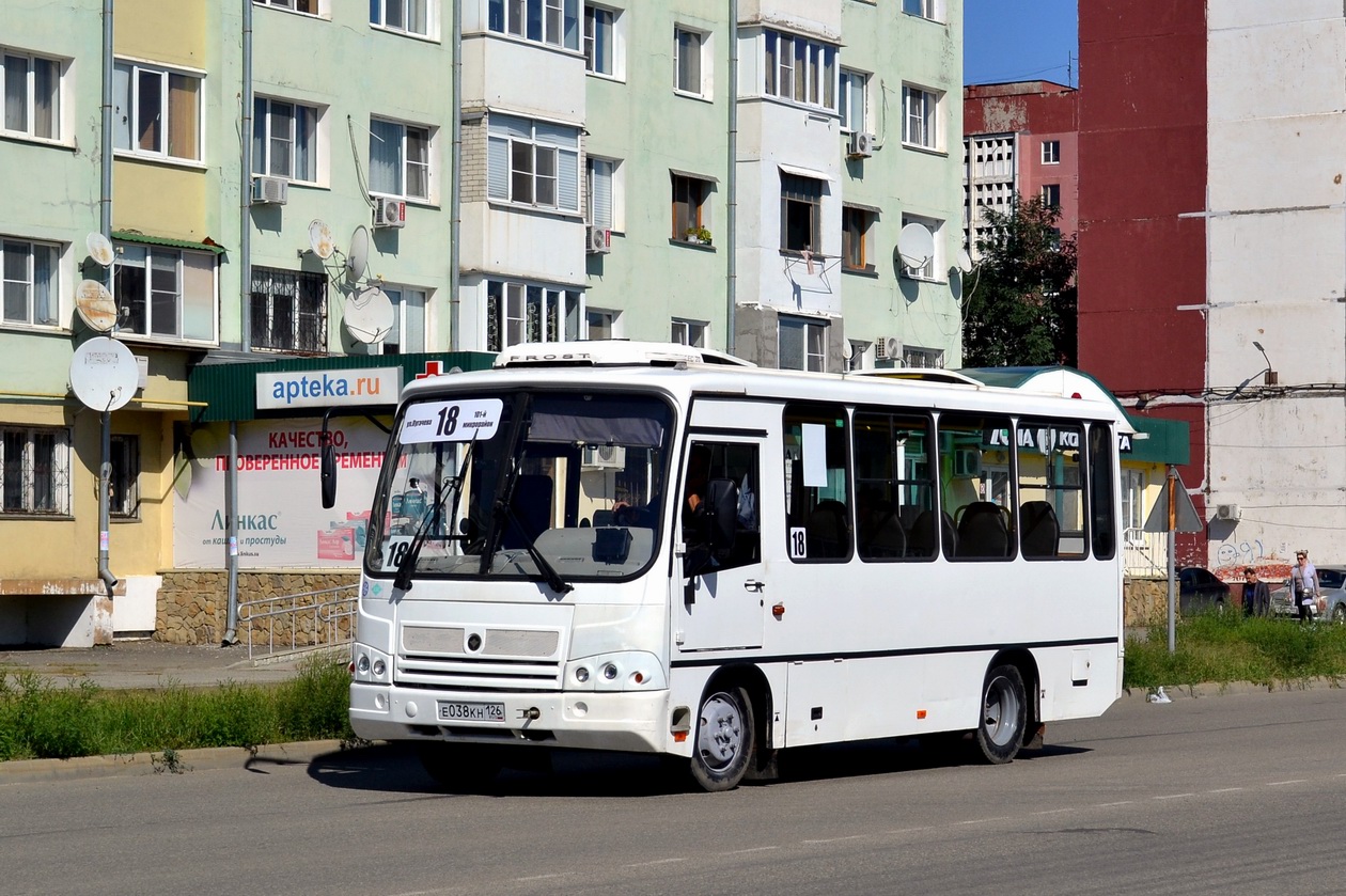 Ставропольский край, ПАЗ-320302-12 № Е 038 КН 126