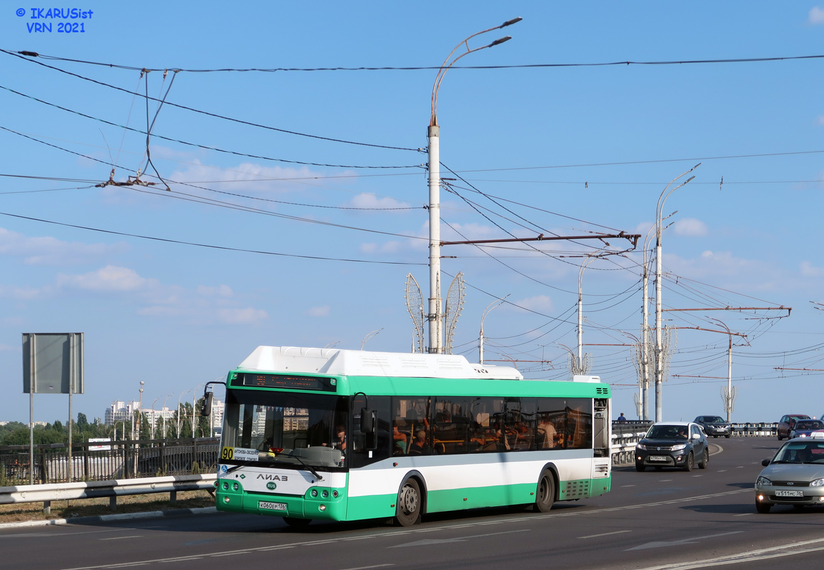 Воронежская область, ЛиАЗ-5292.67 (CNG) № К 060 ЕР 136