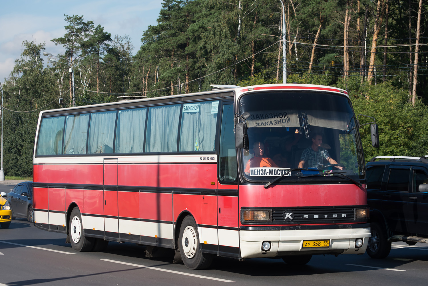 Пензенская область, Setra S215HD № АУ 358 58