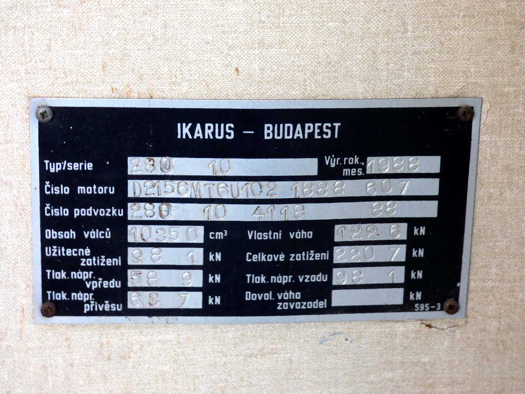 Чехия, Ikarus 280.10 № 4070