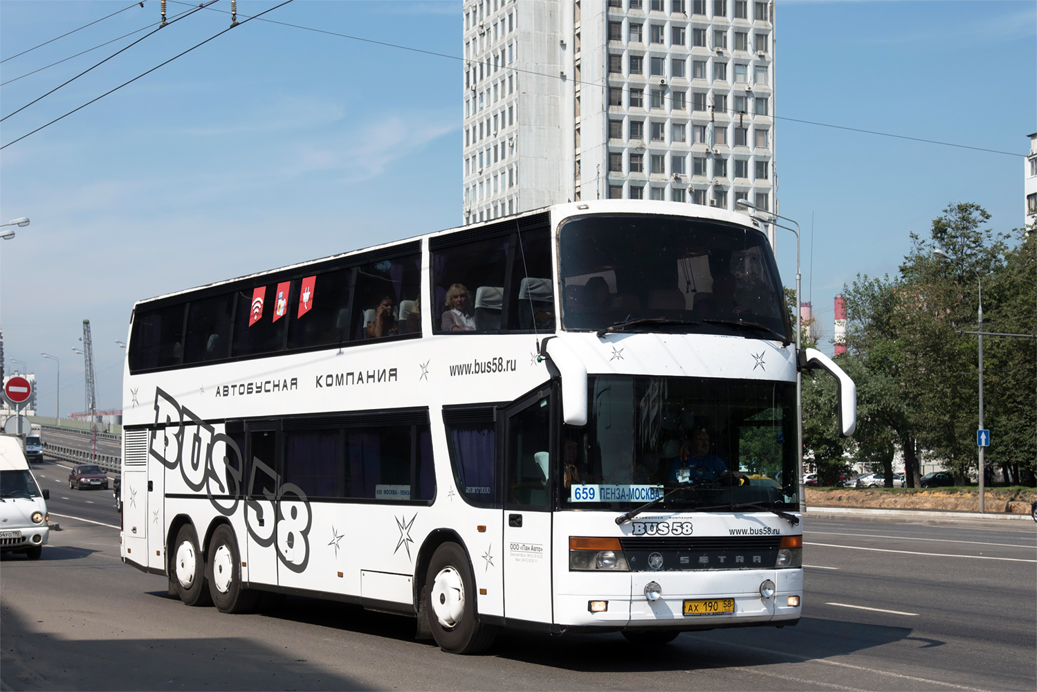 Пензенская область, Setra S328DT № АХ 190 58