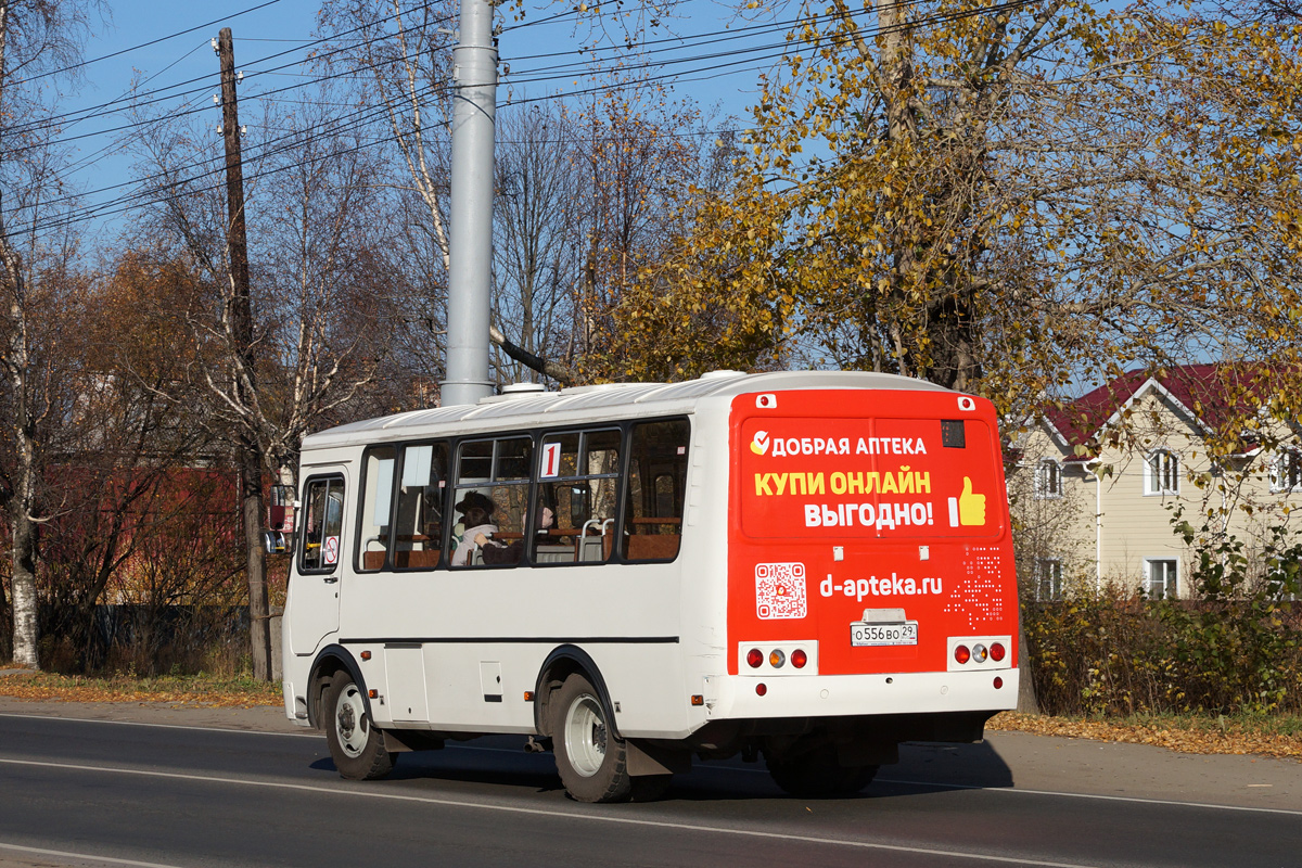 Архангельская область, ПАЗ-320540-22 № О 556 ВО 29