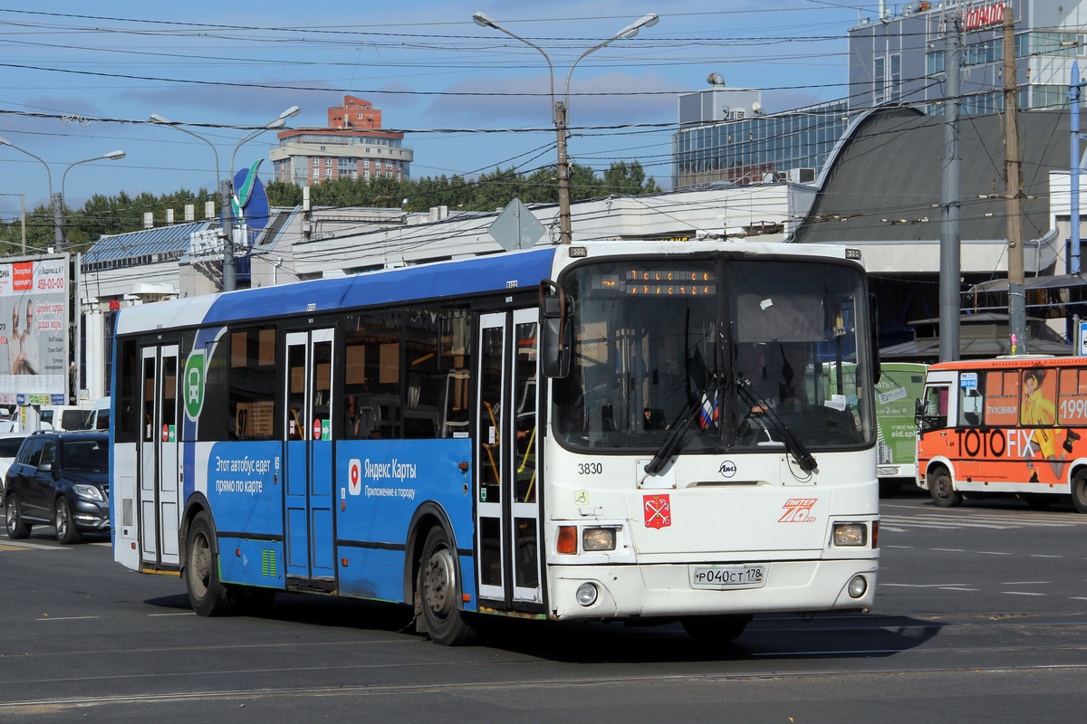 Санкт-Петербург, ЛиАЗ-5293.60 № 3830