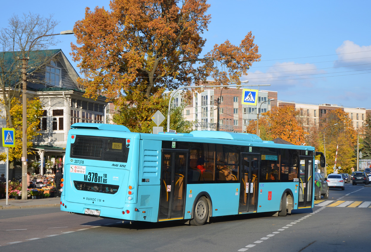 Санкт-Петербург, ЛиАЗ-5292.67 (LNG) № М 378 ВТ 198