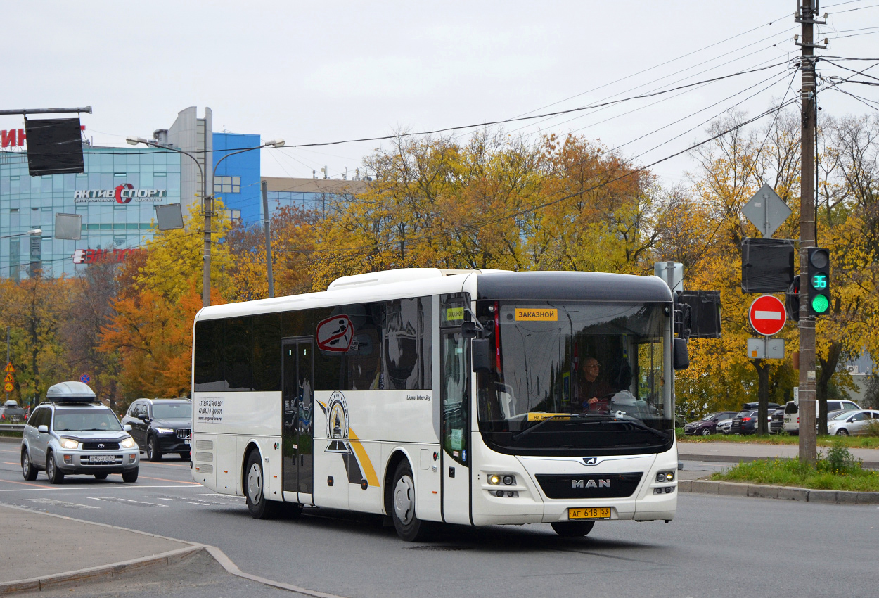 Санкт-Петербург, MAN R60 Lion's Intercity ÜL290 № АЕ 618 53