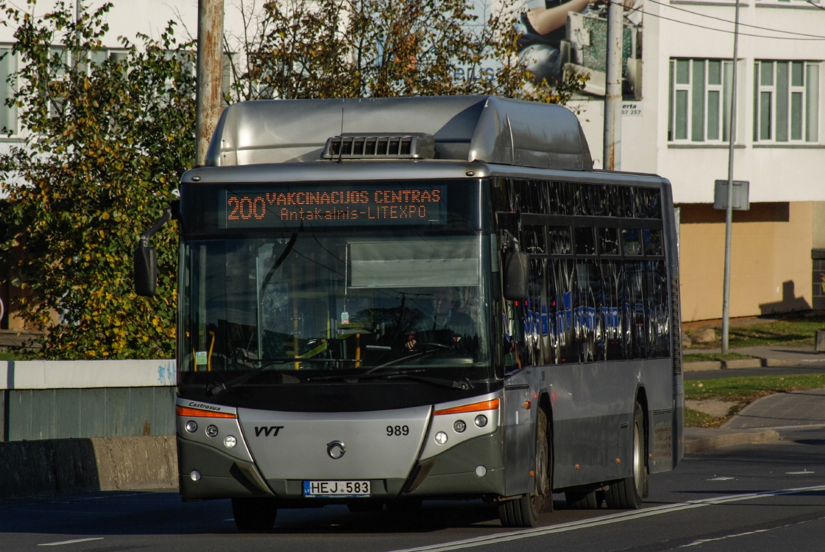 Литва, Castrosua CS.40 City Versus GNC 12 № 989