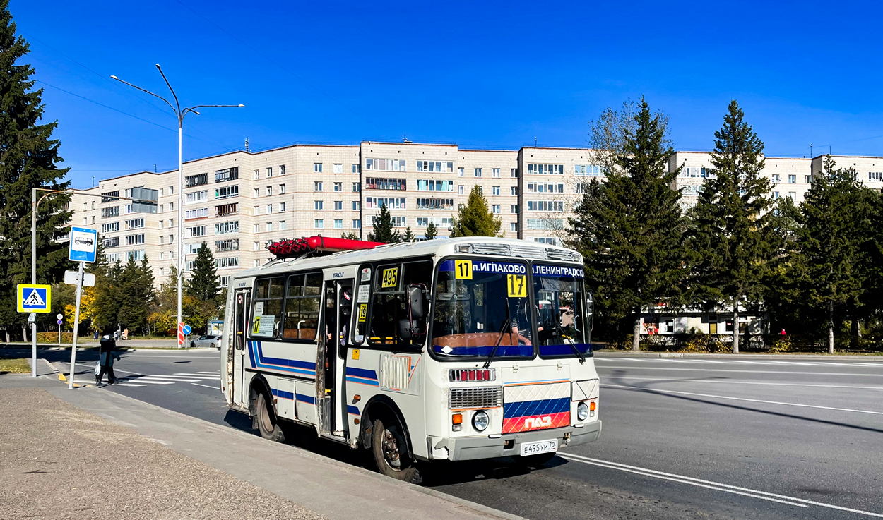 Томская область, ПАЗ-32054 № Е 495 УМ 70