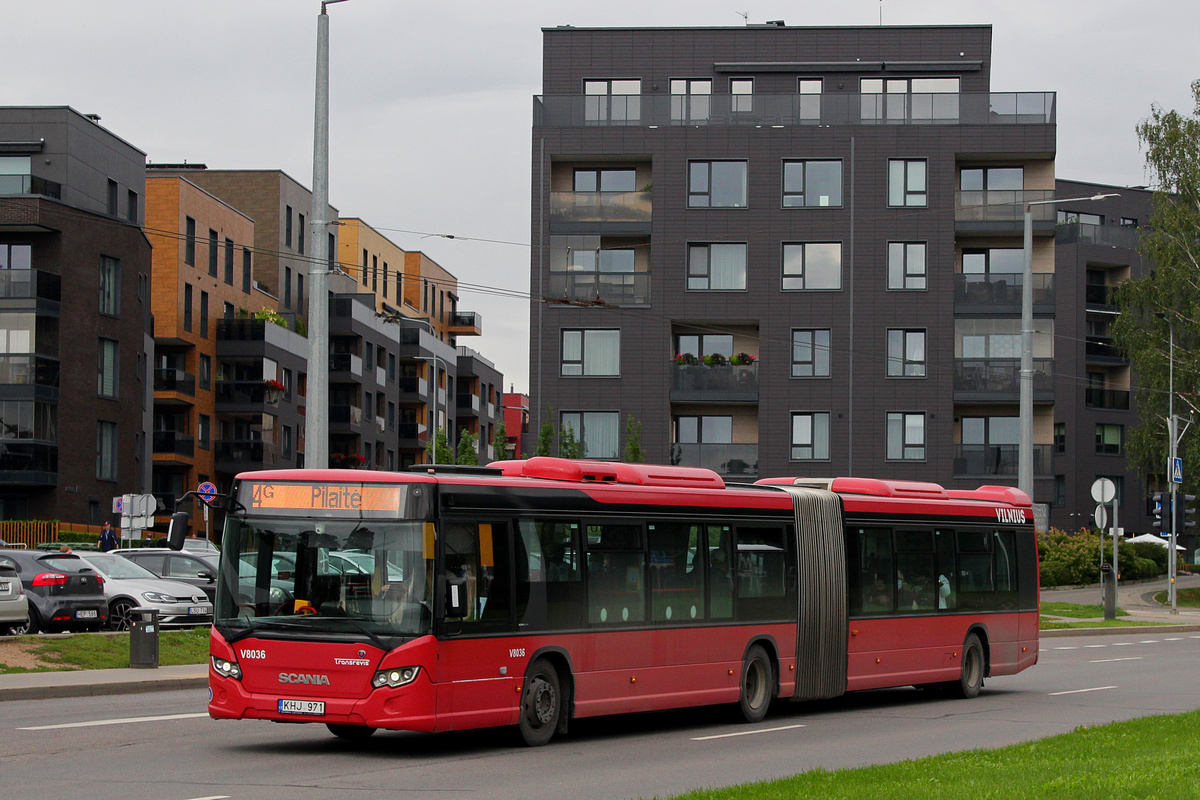 Литва, Scania Citywide LFA № V8036