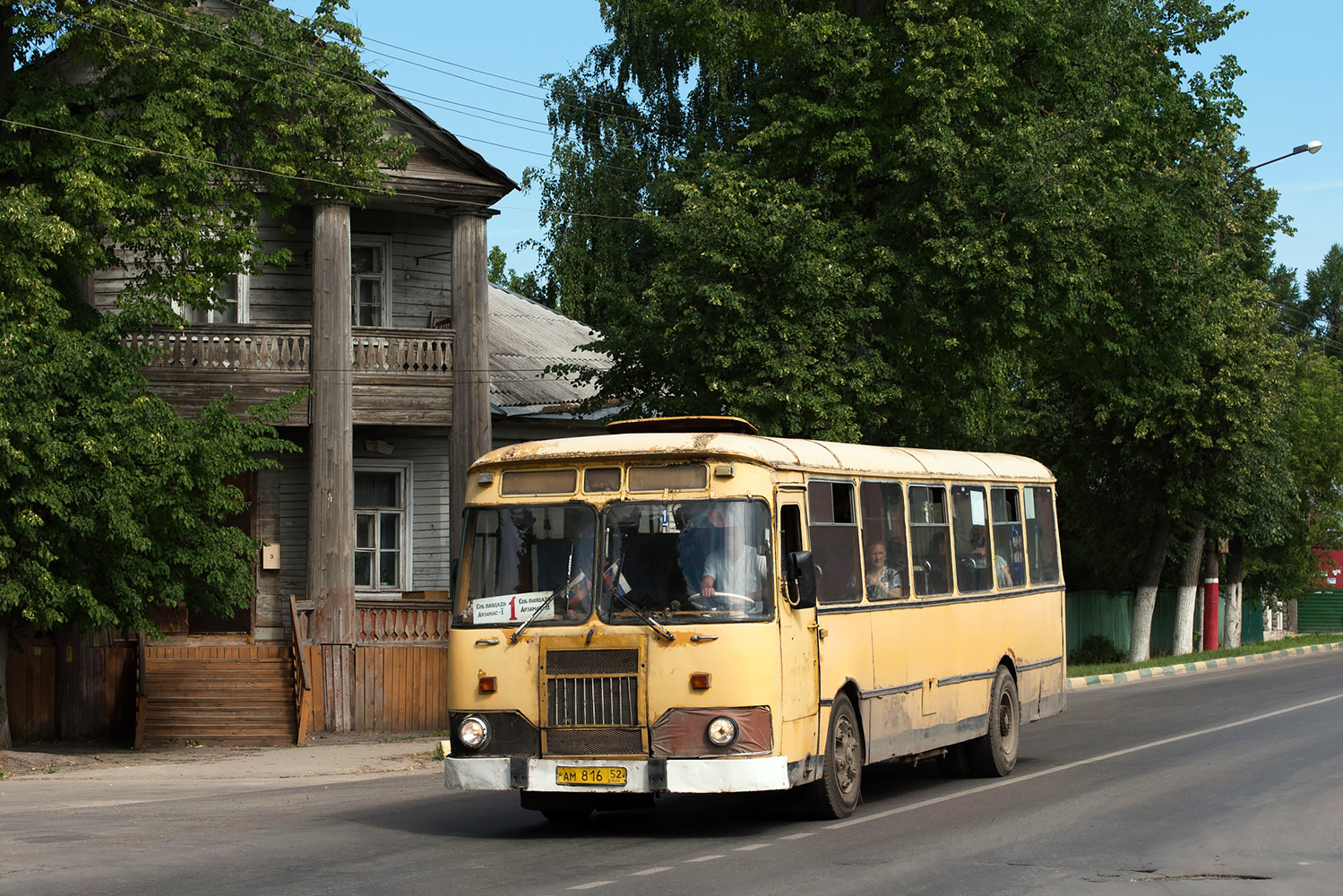 Нижегородская область, ЛиАЗ-677М № АМ 816 52