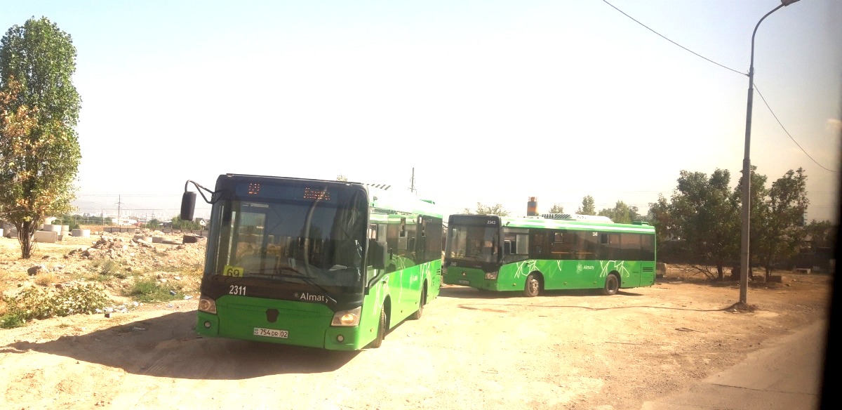 Almaty, LiAZ-4292.60 (1-2-1) sz.: 2311; Almaty — Final bus stops