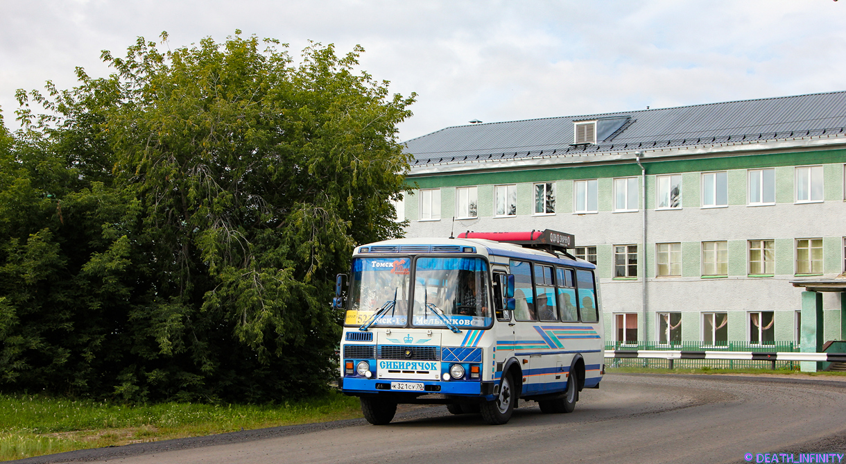 Томская область, ПАЗ-32053 № К 321 СУ 70