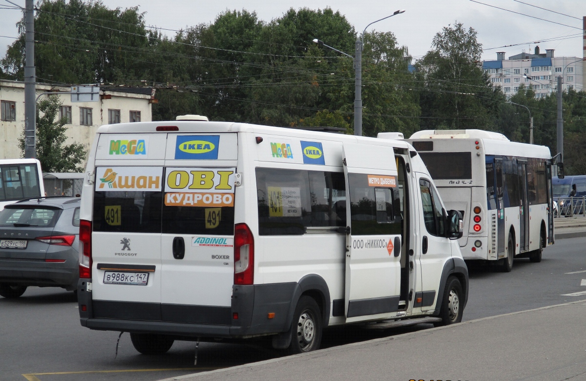 Ленинградская область, Промтех-22437* (Peugeot Boxer) № В 988 КС 147