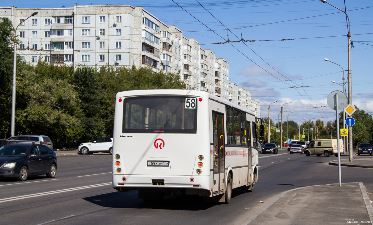 Krasnoyarsk region, PAZ-320414-05 "Vektor" (1-2) # С 593 ОУ 124