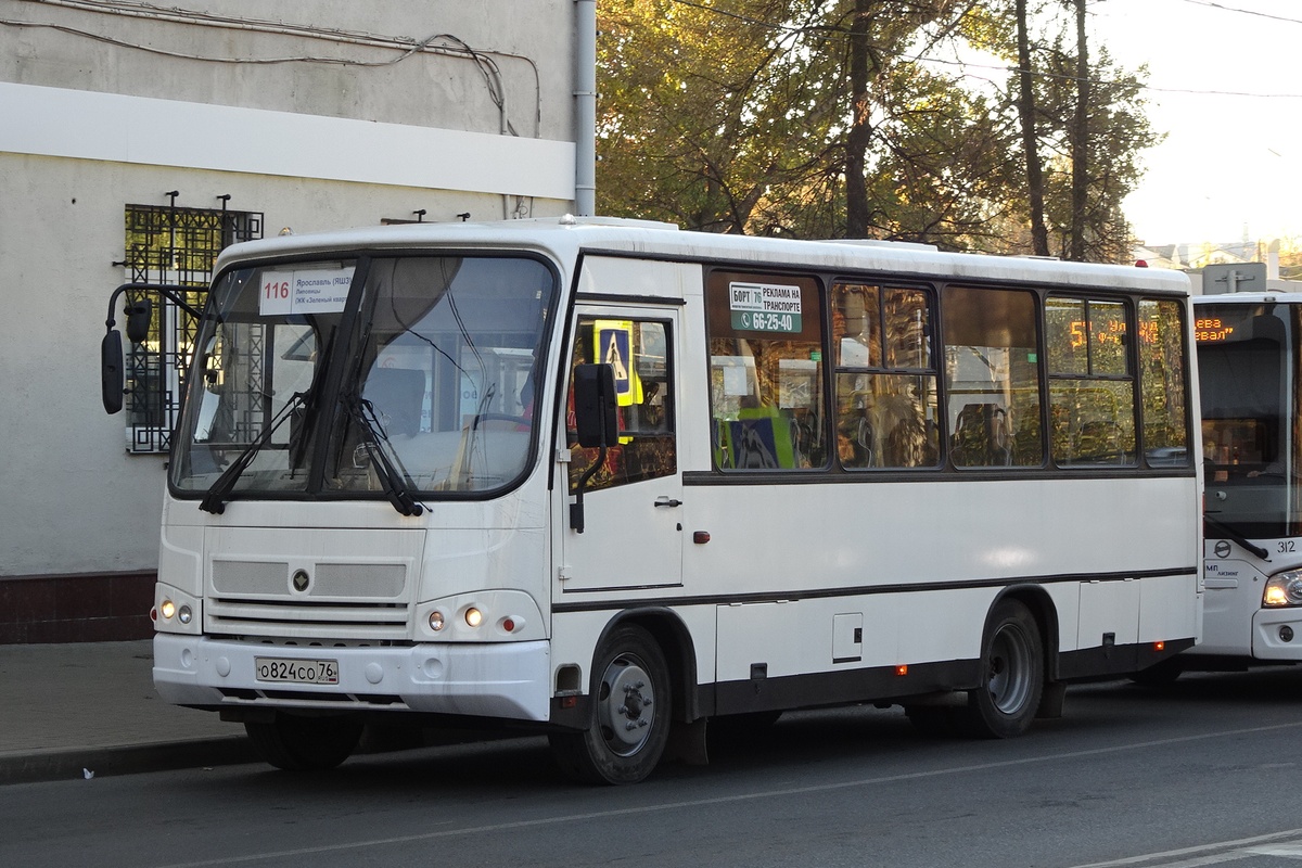 Ярославская область, ПАЗ-320402-05 № О 824 СО 76