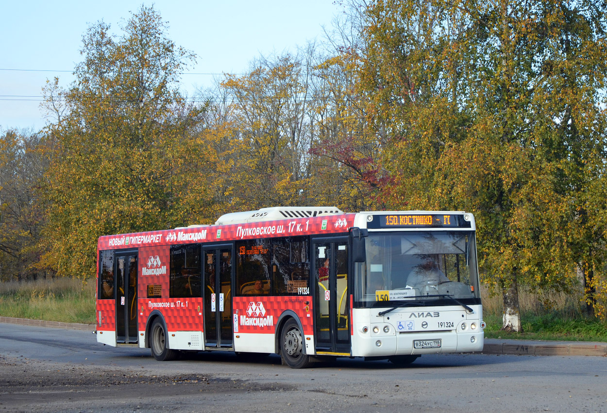 Санкт-Петербург, ЛиАЗ-5292.65 № В 324 УС 198