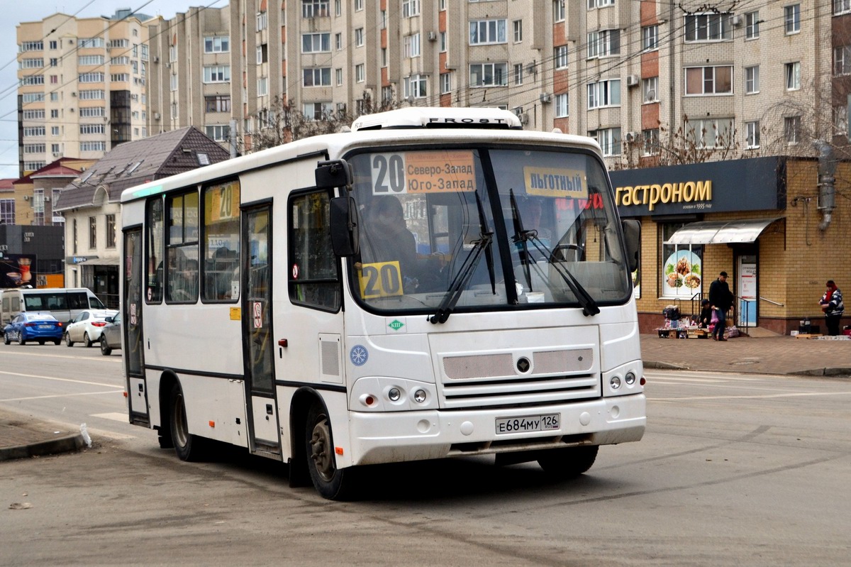 Ставропольский край, ПАЗ-320302-12 № Е 684 МУ 126