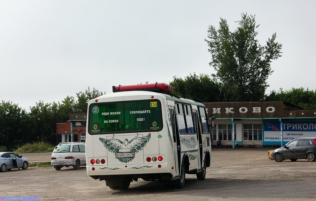 Томська область, ПАЗ-320540-12 № Е 686 ОМ 70