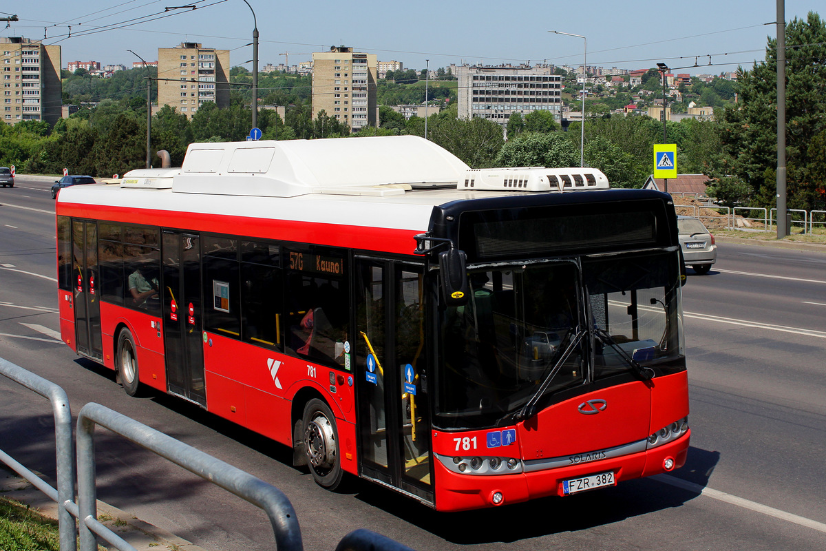 Литва, Solaris Urbino III 12 CNG № 781