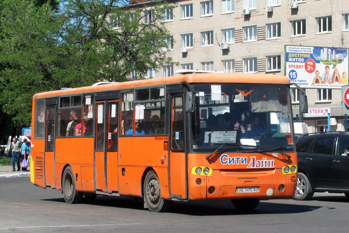 Dnepropetrovsk region, Bogdan A1443 Nr. AE 5490 AO