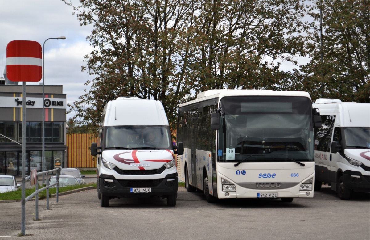 Эстония, Avestark № 973 MJX; Эстония, IVECO Crossway LE LINE 10.8M № 666