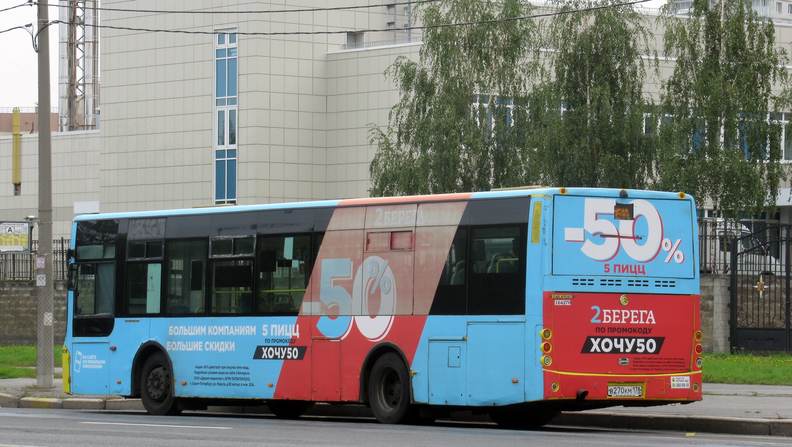 Санкт-Петербург, Golden Dragon XML6125CR № В 270 КМ 178