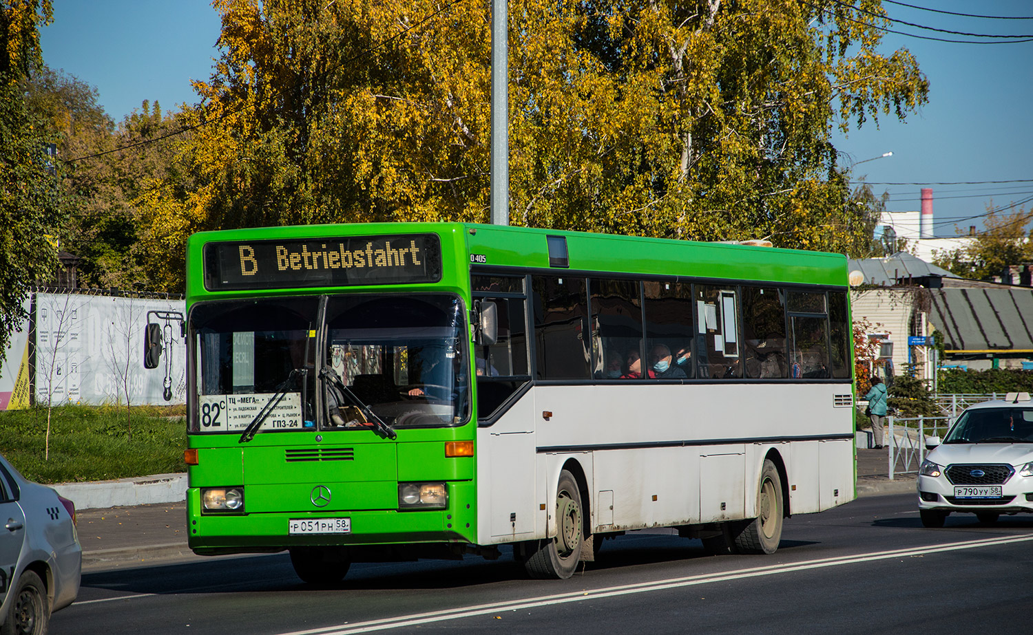 Пензенская область, Mercedes-Benz O405 № Р 051 РН 58