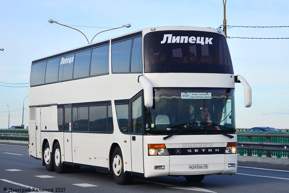 Липецкая область, Setra S328DT № М 245 ВК 48