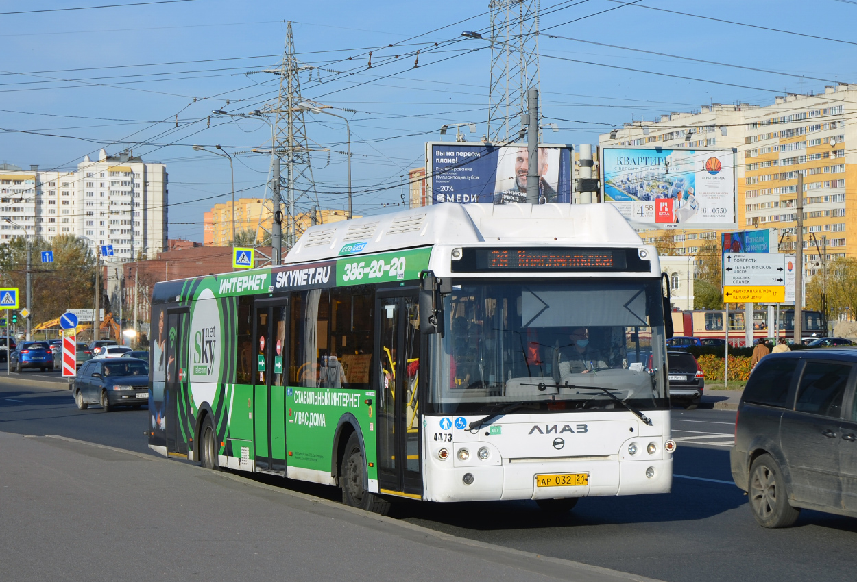 Санкт-Петербург, ЛиАЗ-5292.67 (CNG) № 4473