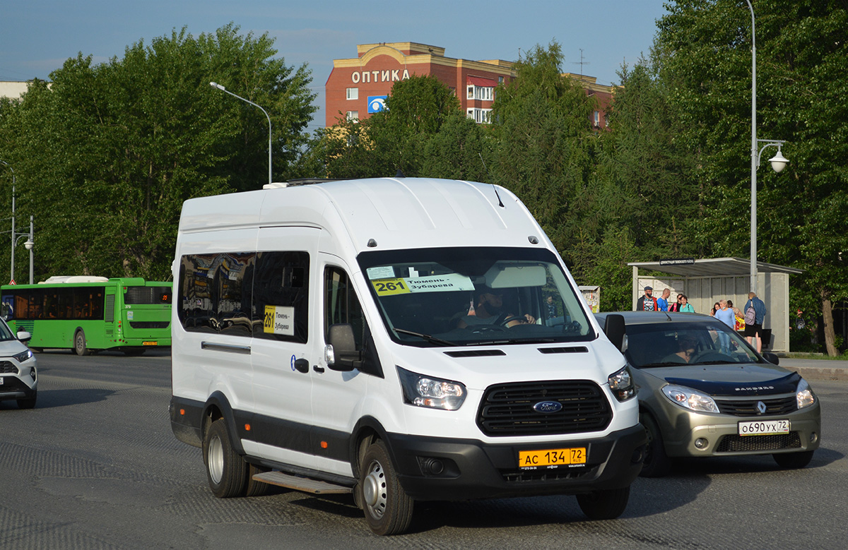 Тюменская область, Ford Transit FBD [RUS] (X2F.ESG.) № АС 134 72