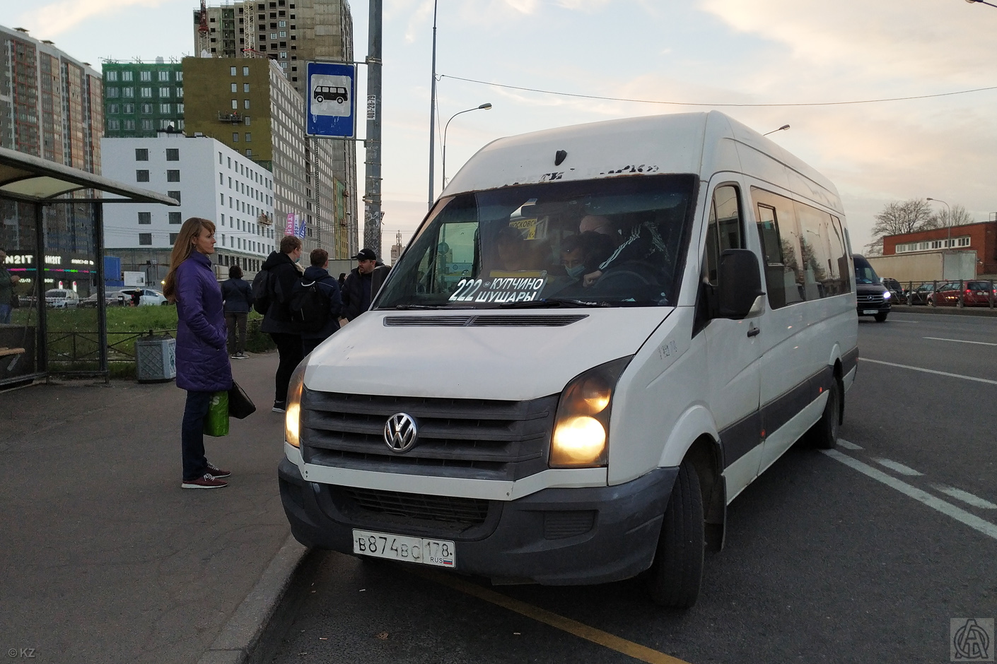 Санкт-Петербург, БТД-2219 (Volkswagen Crafter) № В 874 ВС 178