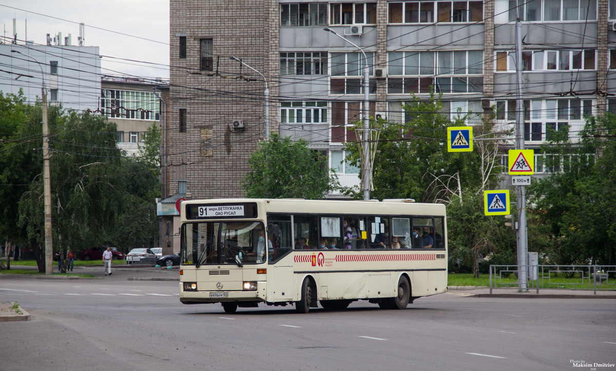 Krasnoyarsk region, Mercedes-Benz O405 # Х 496 КМ 124