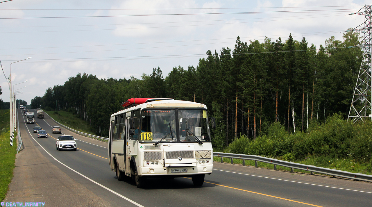 Томская область, ПАЗ-32054 № Е 794 СУ 70