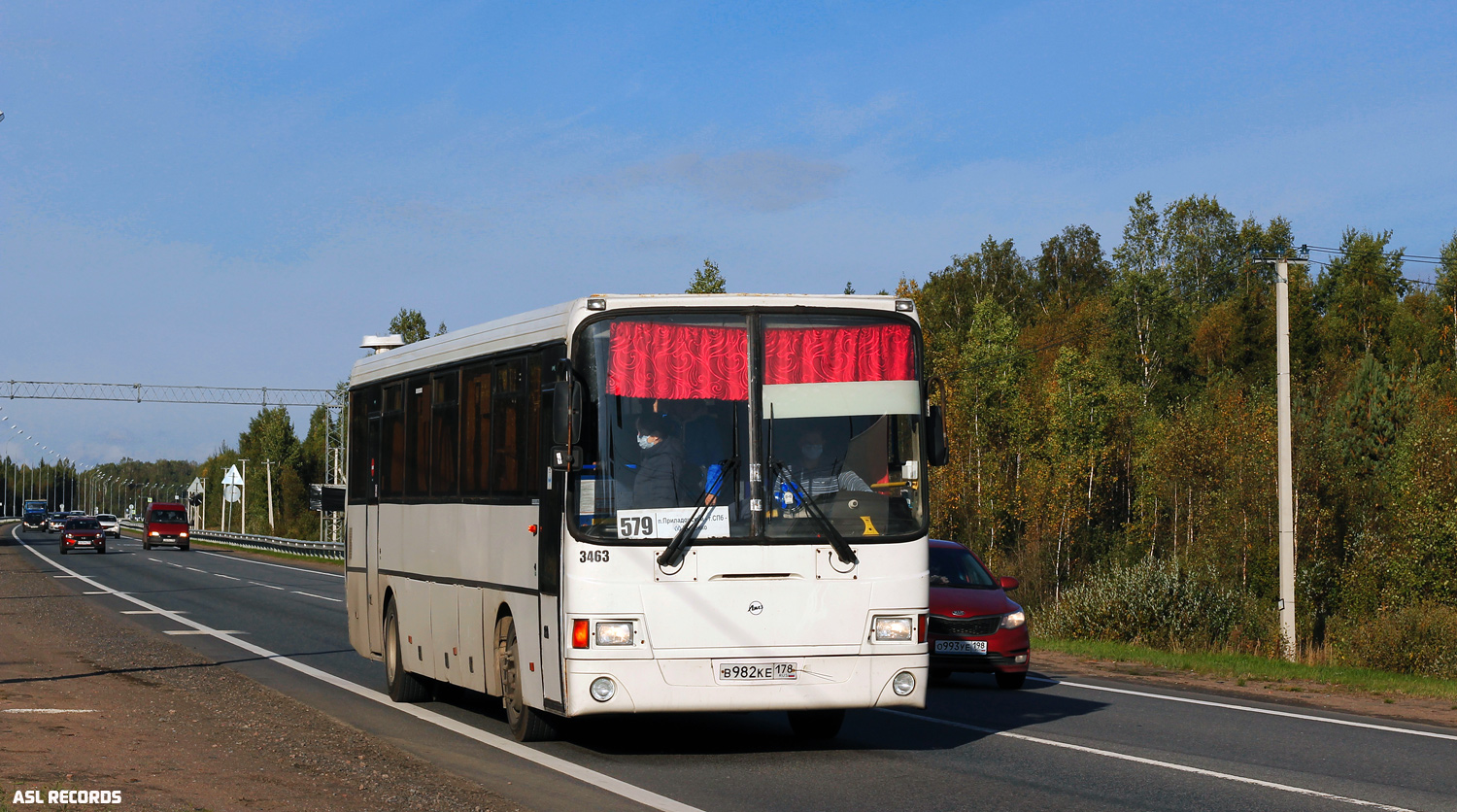 Санкт-Петербург, ЛиАЗ-5256.58 № 3463