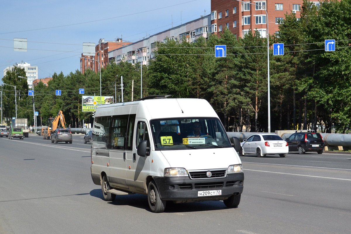 Тюменская область, FIAT Ducato 244 CSMMC-RLL, -RTL № Н 209 СТ 72