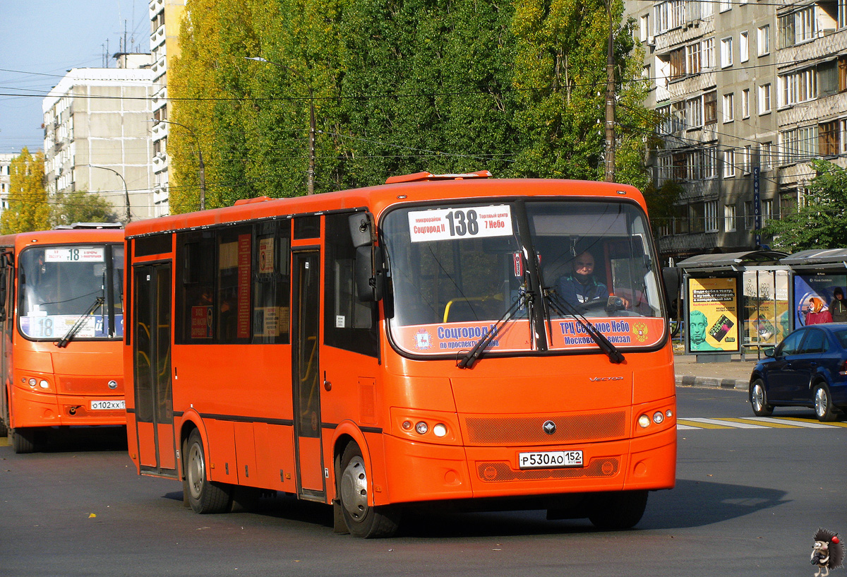 Нижегородская область, ПАЗ-320414-05 "Вектор" № Р 530 АО 152