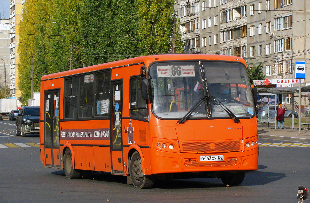 Нижегородская область, ПАЗ-320414-05 "Вектор" № О 443 СУ 152