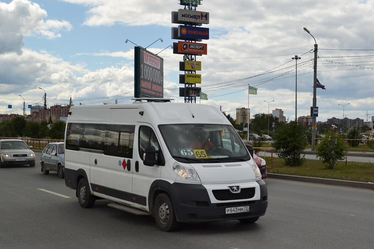 Tumen region, Nizhegorodets-2227SK (Peugeot Boxer) # Р 643 ММ 72