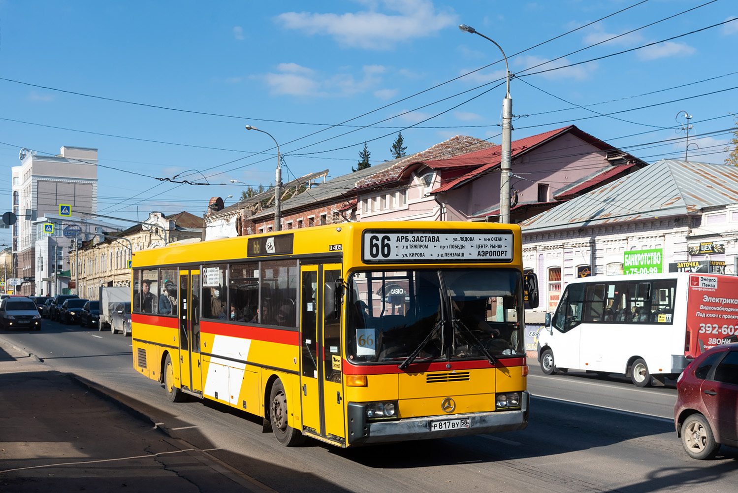 Penzai terület, Mercedes-Benz O405 sz.: Р 817 ВУ 58