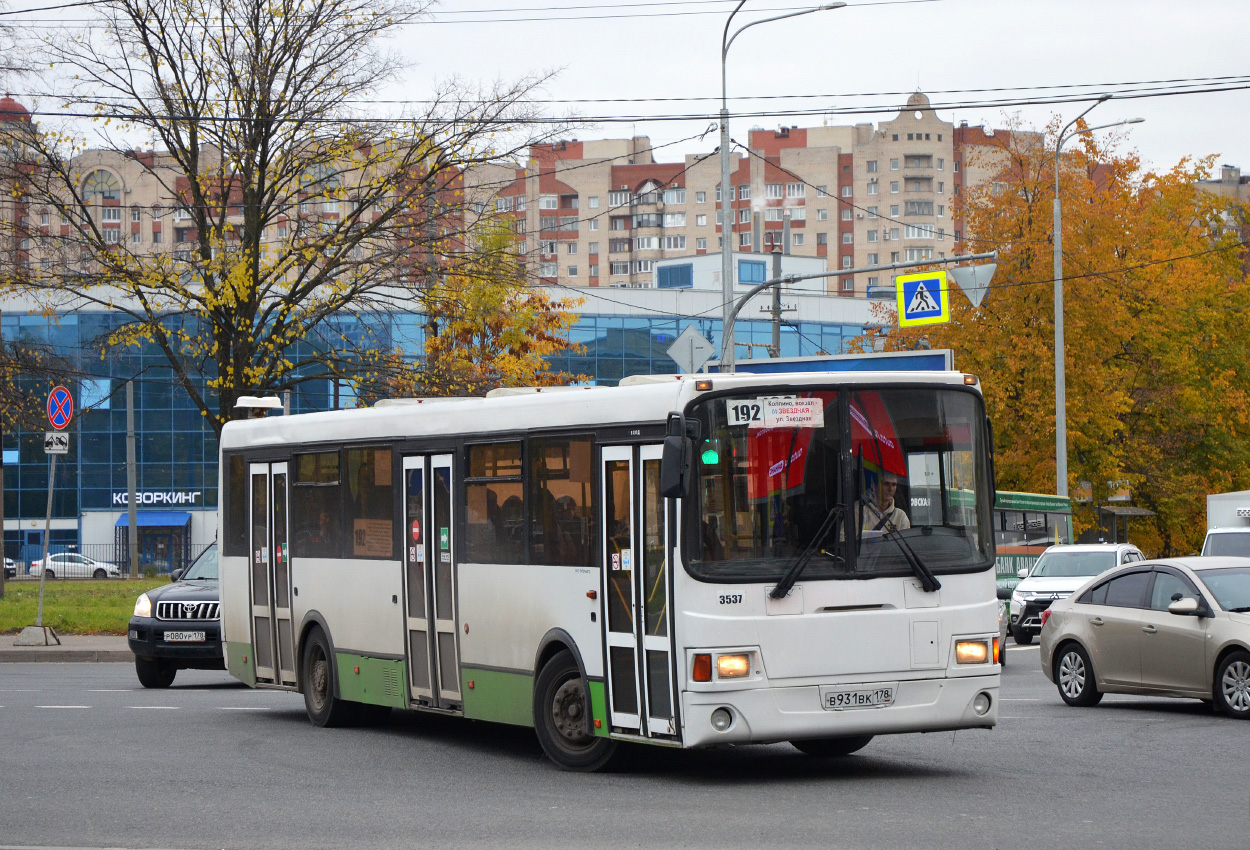 Санкт-Петербург, ЛиАЗ-5293.53 № 3537