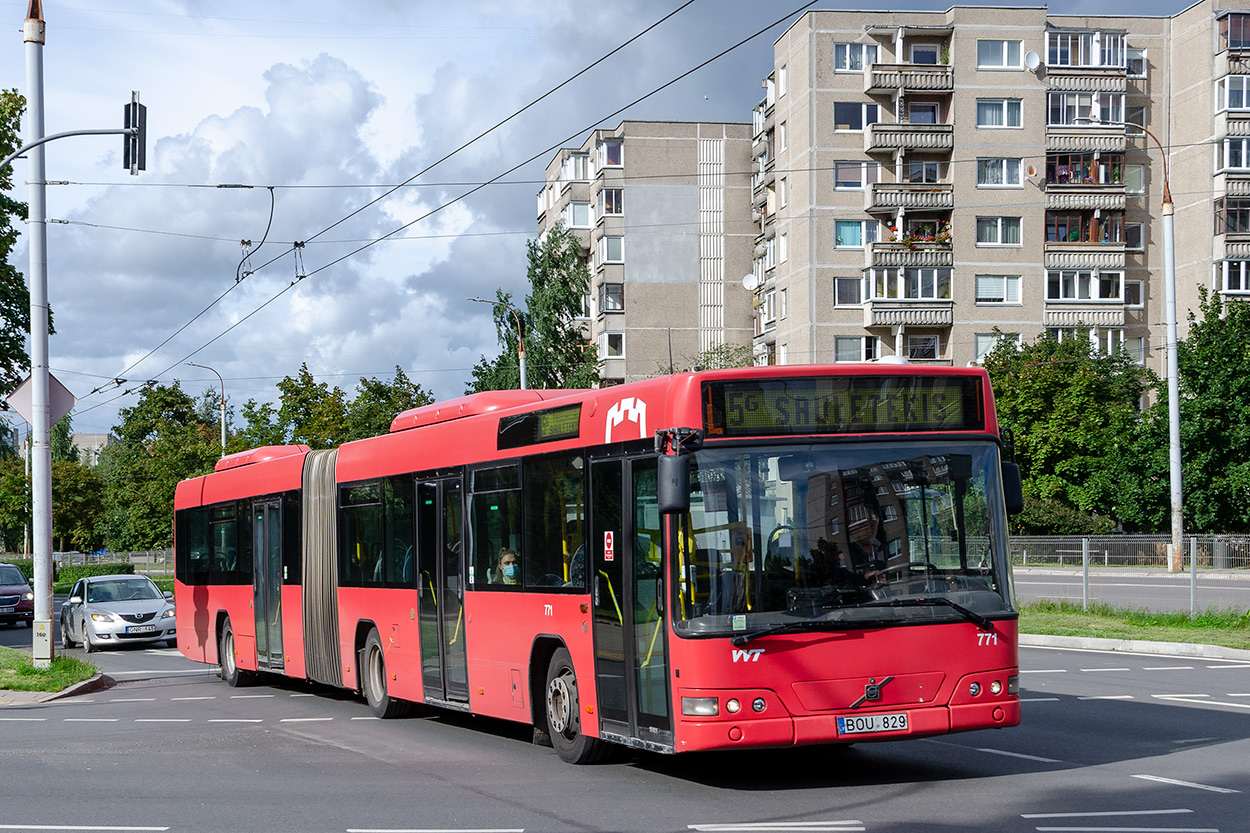 Литва, Volvo 7700A № 771