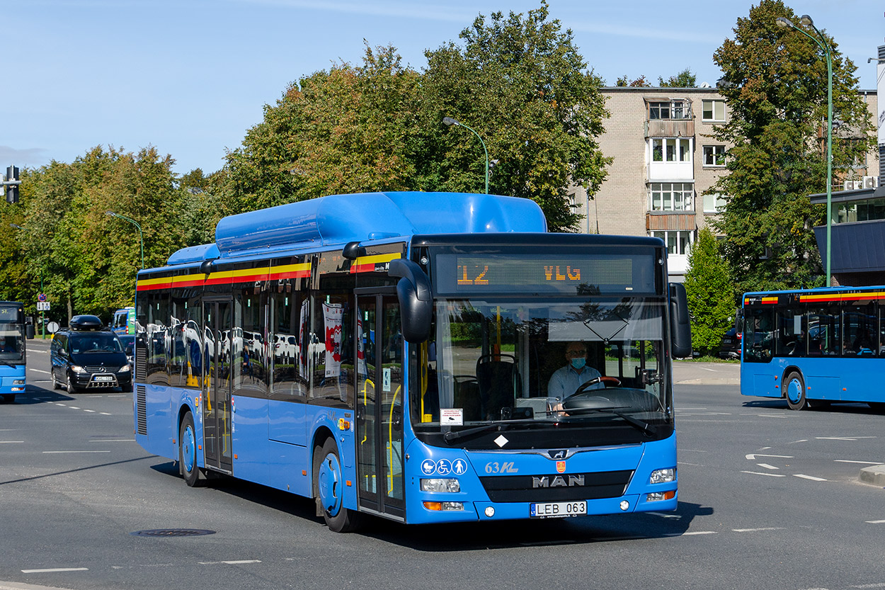 Литва, MAN A21 Lion's City NL273 CNG № 63