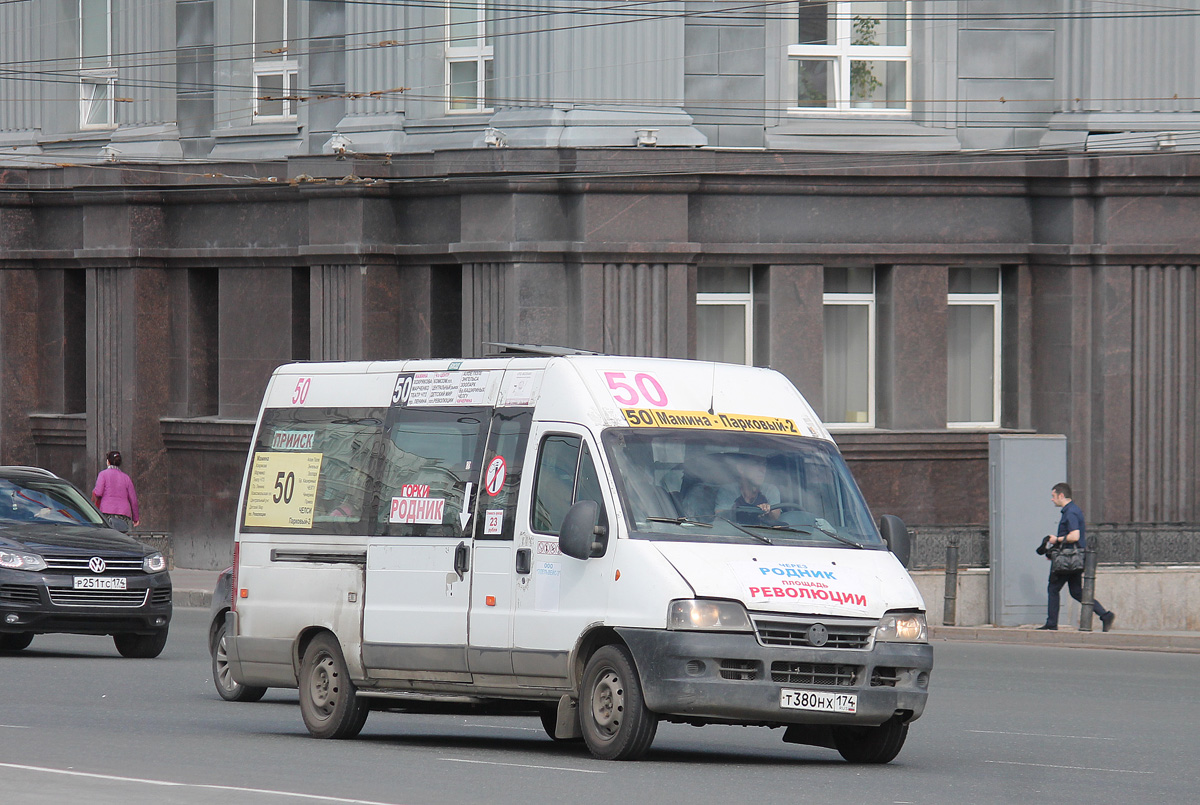 Челябинская область, FIAT Ducato 244 CSMMC-RLL, -RTL № Т 380 НХ 174