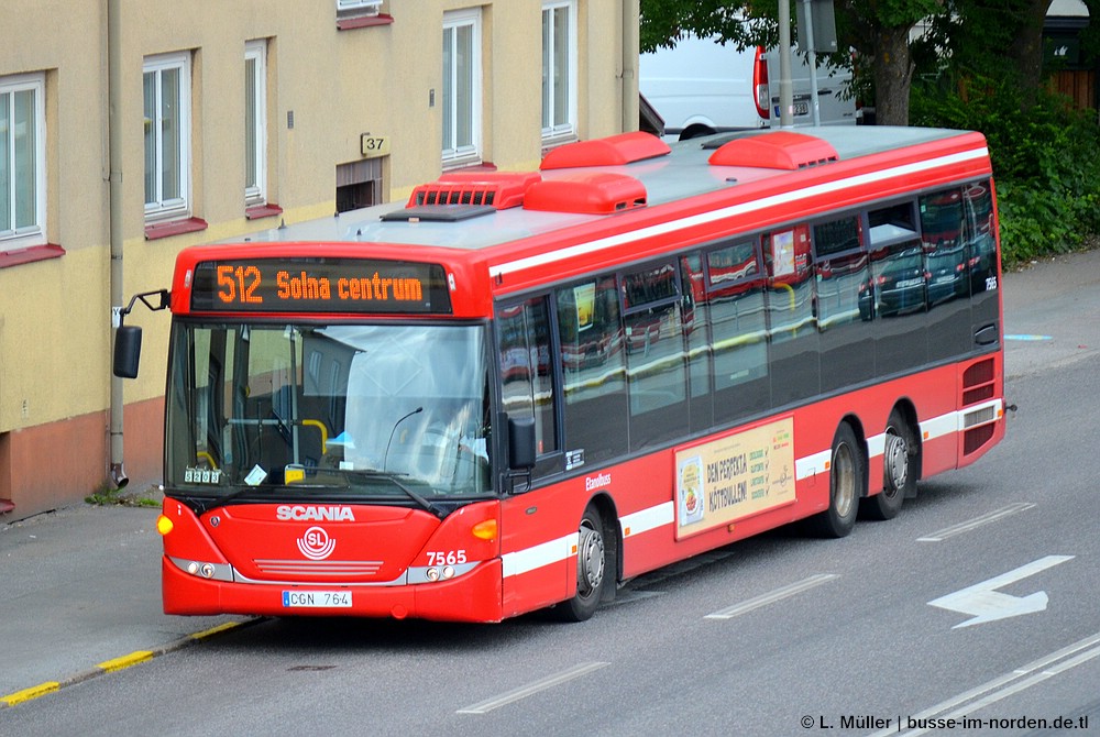 Швеция, Scania OmniLink II № 7565