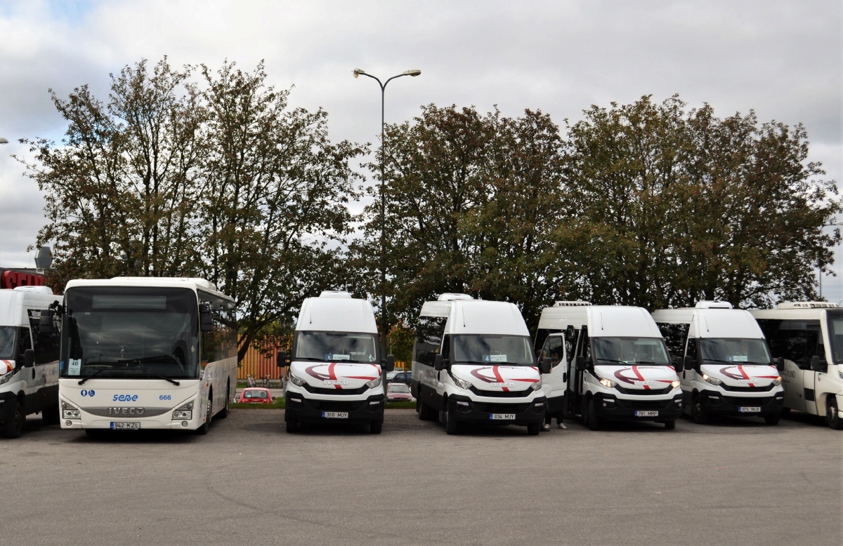 Эстония, IVECO Crossway LE LINE 10.8M № 666; Эстония, Avestark № 310 MJY; Эстония, Avestark № 034 MJY