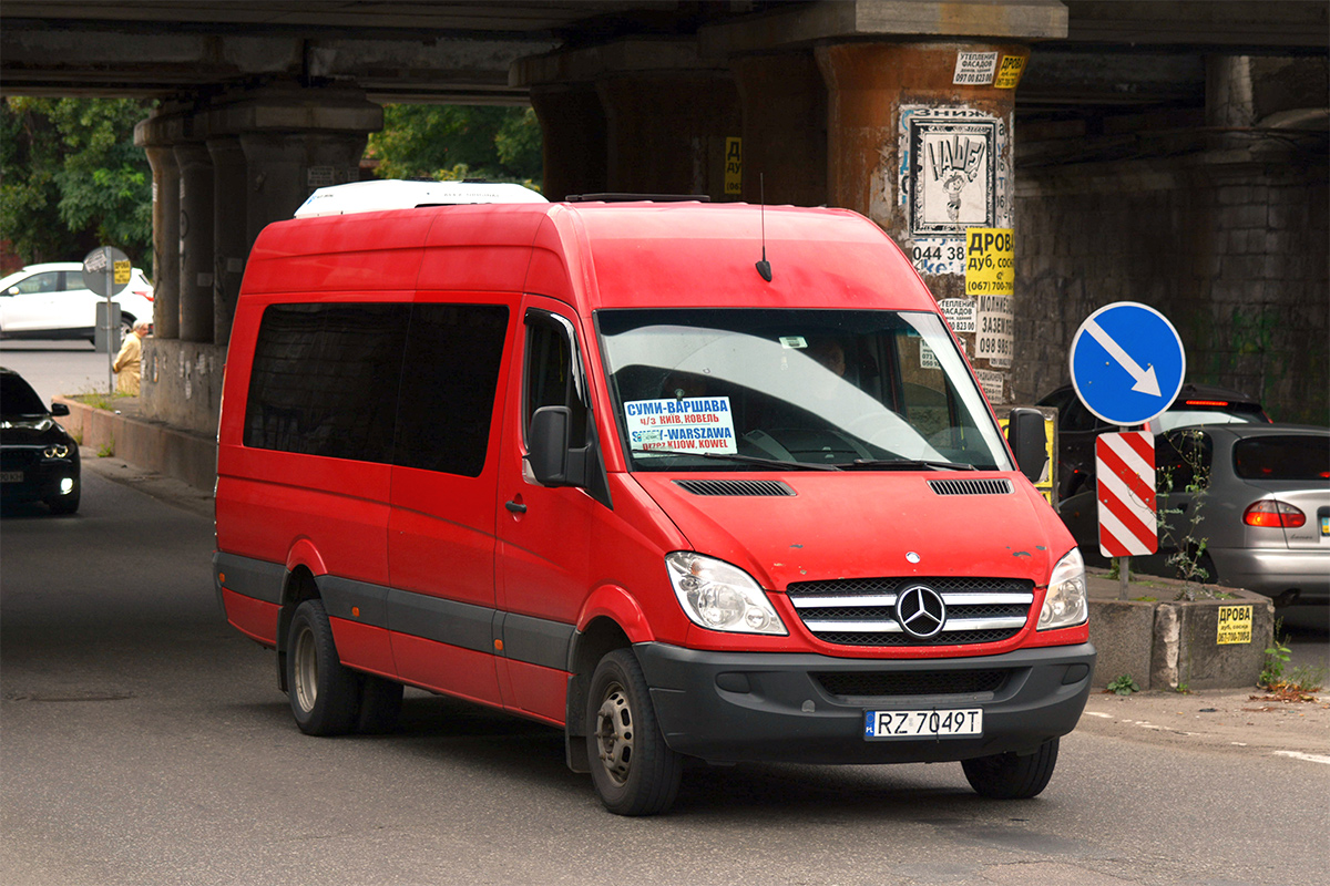 Польша, Mercedes-Benz Sprinter W906 513CDI № RZ 7049T