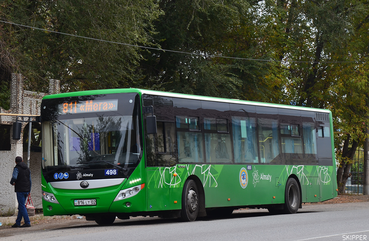 Алматы, Yutong ZK6118HGA № 498