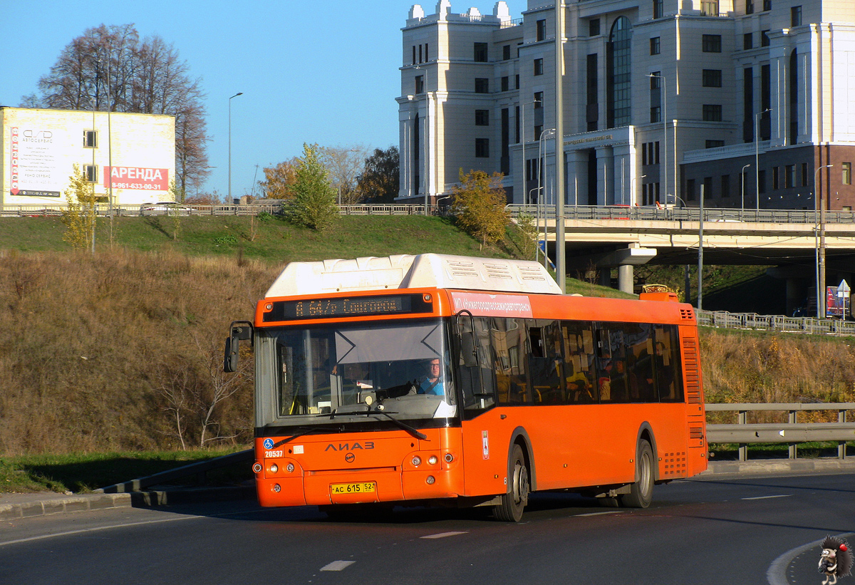 Нижегородская область, ЛиАЗ-5292.67 (CNG) № 20537