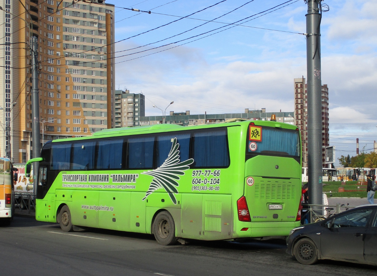 Санкт-Петербург, Yutong ZK6122H9 № А 980 ЕМ 198