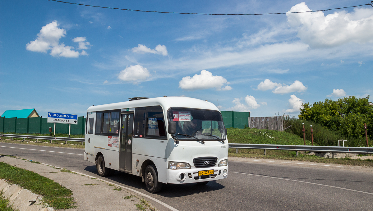 Алтайский край, Hyundai County SWB C08 (ТагАЗ) № АО 377 22